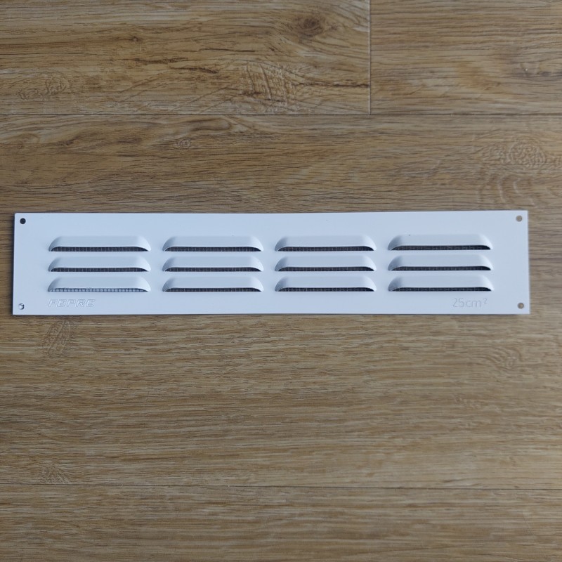 Grille 5x25 blanche