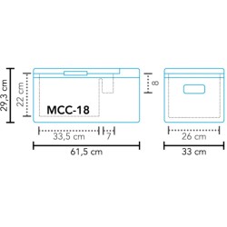 Glacière portable à compression MCC-18 AC/DC - MESTIC