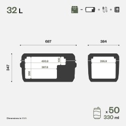 Glacière à compresseur portable Travel Box ITB 32 - INDEL B