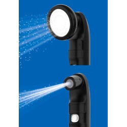 Douche portable autonome avec batterie intégrée
