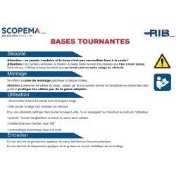 Mercedes Vito / Viano W447 depuis 2015 - Embase pivotante siège chauffeur - SCOPEMA