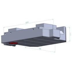 Réservoir eau usées sous chassis 95 litres - Sprinter Man Crafter après 2017