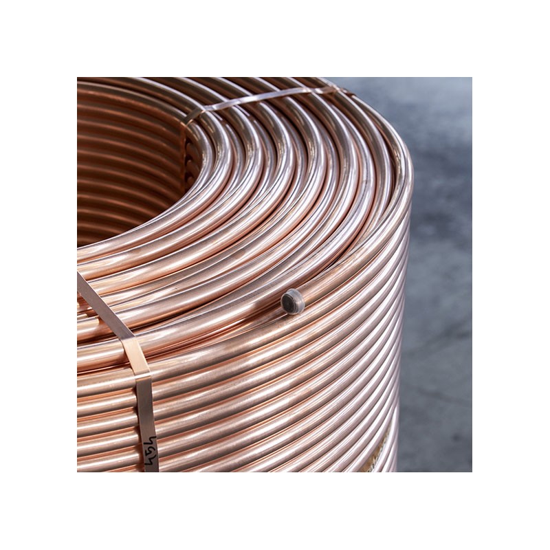 Tuyau gaz en cuivre recuit diamètre 6 mm intérieur / 8 extérieur