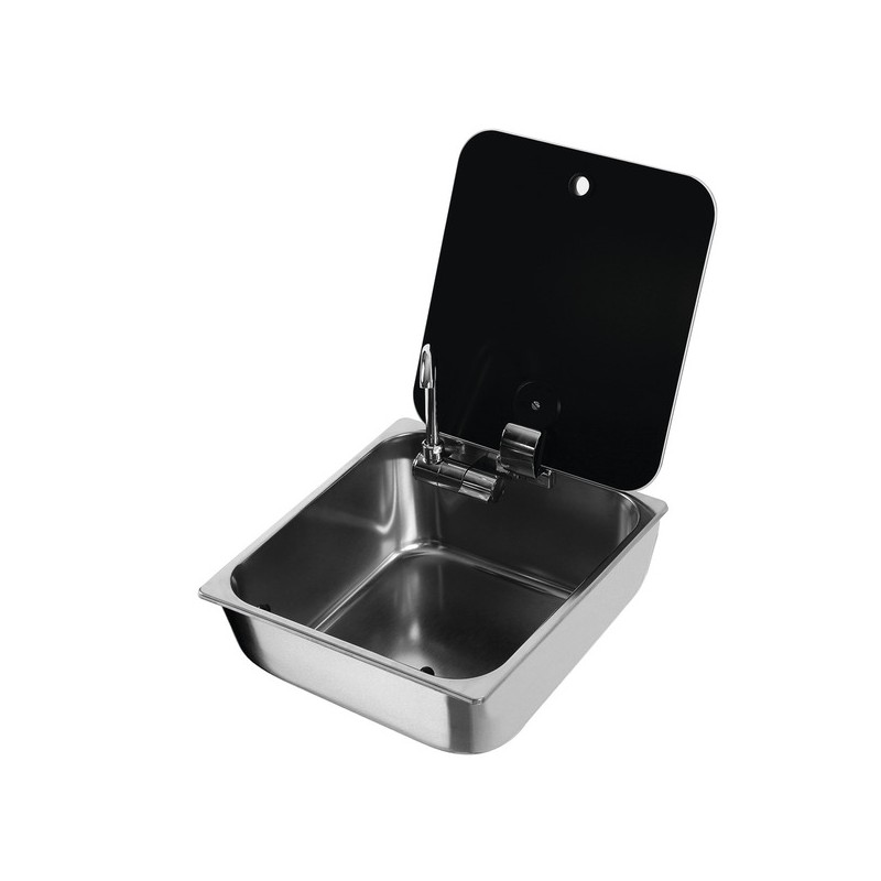 Evier avec couvercle 320 mm x 350 mm avec Robinet - CAN