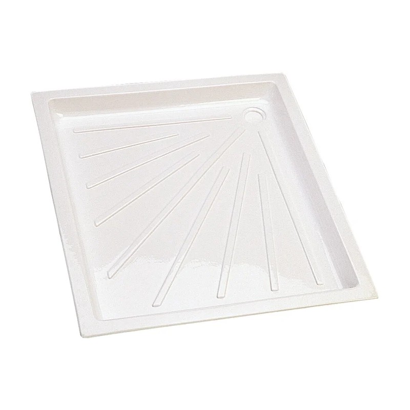 Receveur de douche 665 x 665 MM  - Re découpable - Blanc - SOLTHERM