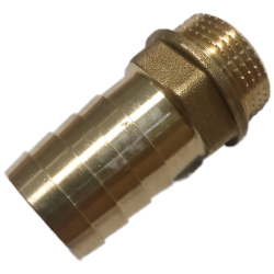 Raccord laiton cannelé droit Ø25 - mâle 3/4'' (20/27) - Osculati