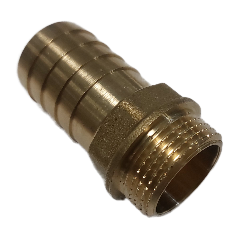 Raccord laiton cannelé droit Ø25 - mâle 3/4'' (20/27) - Osculati
