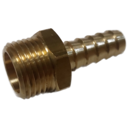 Raccord laiton cannelé droit Ø12 - mâle 1/2'' (15/21) - Osculati