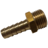 Raccord laiton cannelé droit Ø12 - mâle 1/2'' (15/21) - Osculati