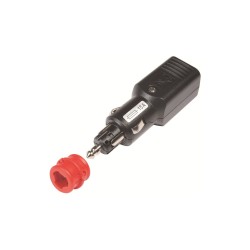 Fiche allume cigare universel 12V/24V avec fusible 15 A