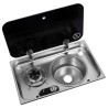 Evier + Gaz avec couvercle - 526 mm x 326 mm - CARBEST