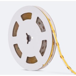 Ruban LED 12V Couleur Blanc COB 320 LED/m 5m 10W/m 1000lm/m Largeur 8mm Coupe 2.5cm IP20 CRI90