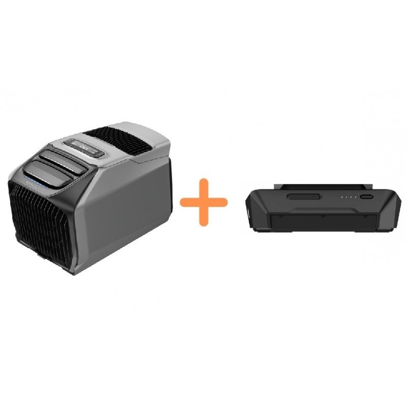 Climatiseur portable ECOFLOW WAVE 3 + Extra batterie ECOFLOW