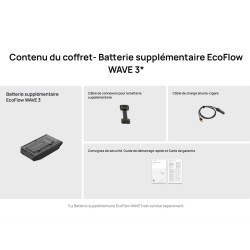 Climatiseur portable ECOFLOW WAVE 3 + Extra batterie ECOFLOW