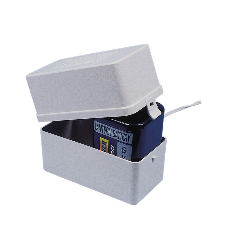 Boîtier de batterie pour bloc batterie 6V (gris clair) - REIMO