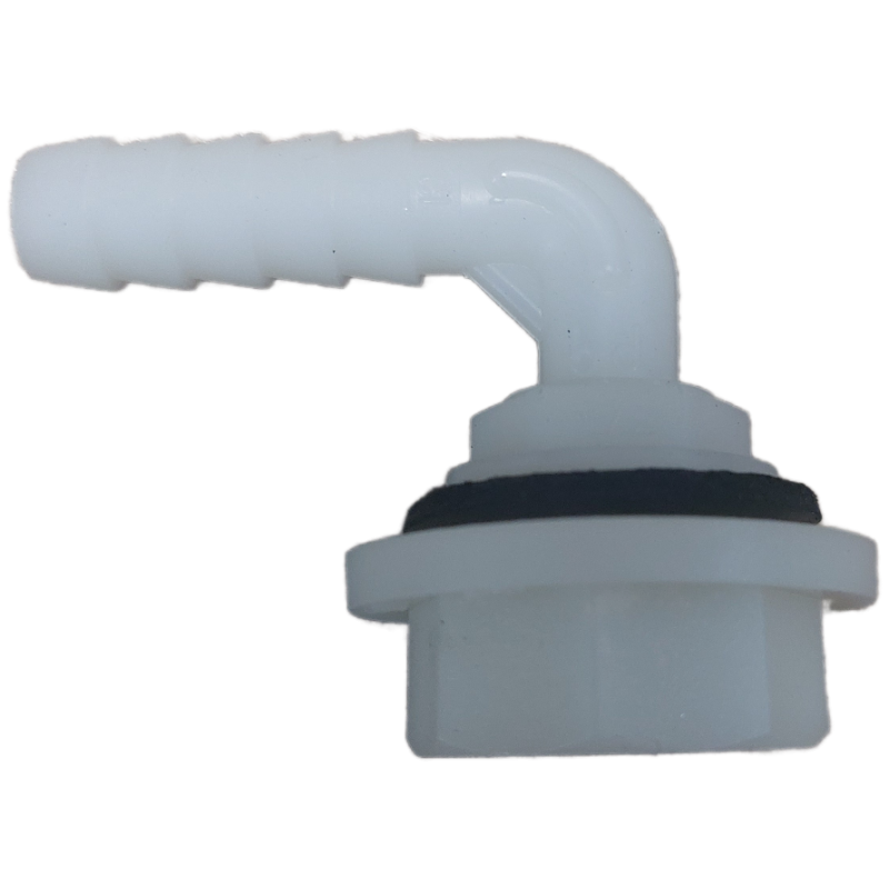 Raccord coudé 90° fileté 15/21 pour tuyau 12 mm