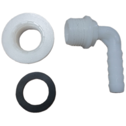Raccord coudé 90° fileté 15/21 pour tuyau 12 mm