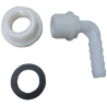 Raccord coudé 90° fileté 15/21 pour tuyau 12 mm