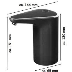 Robinet blanc mobile rechargeable sur batterie - CARBEST
