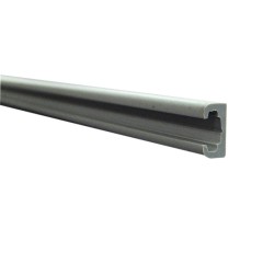 Rail pour rideaux flexible plastique gris - REIMO