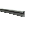 Rail pour rideaux flexible plastique gris - REIMO