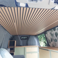 Lame décorative légère et fine composite 2,90 mètres - Habillage plafond fourgon aménagé ou Van