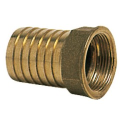 Raccord laiton cannelé droit Ø12 - femelle 1/2'' (15/21) - Osculati