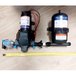 Pompe à eau 8 L/mn - 12 Volts automatique avec pressostat - OSCULATI