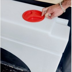 Réservoir eau propre passage de roue 100 litres sans pré-perçage