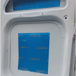 Alu-Butyl isolation Phonique et thermique - 100 x 50 cm -  Lot de 4 Rouleaux
