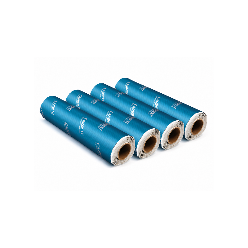 Alu-Butyl isolation Phonique et thermique - 100 x 50 cm -  Lot de 4 Rouleaux