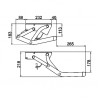 Marche pied manuel 550 mm - THULE