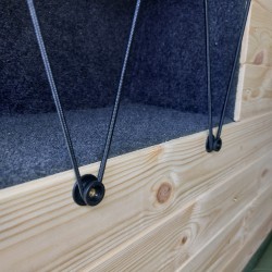 Point d'accrochage élastique (lot de 10) - CARBEST