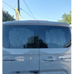 Rideaux isolants vitrages portes arrières - Ford Transit Custom après 2023