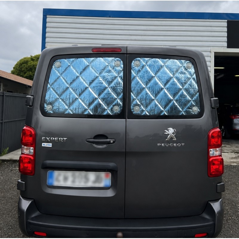 Rideaux isolants vitrages portes arrières - Jumpy III / Scudo III / Expert III / Pro Ace II - à partir de 2016