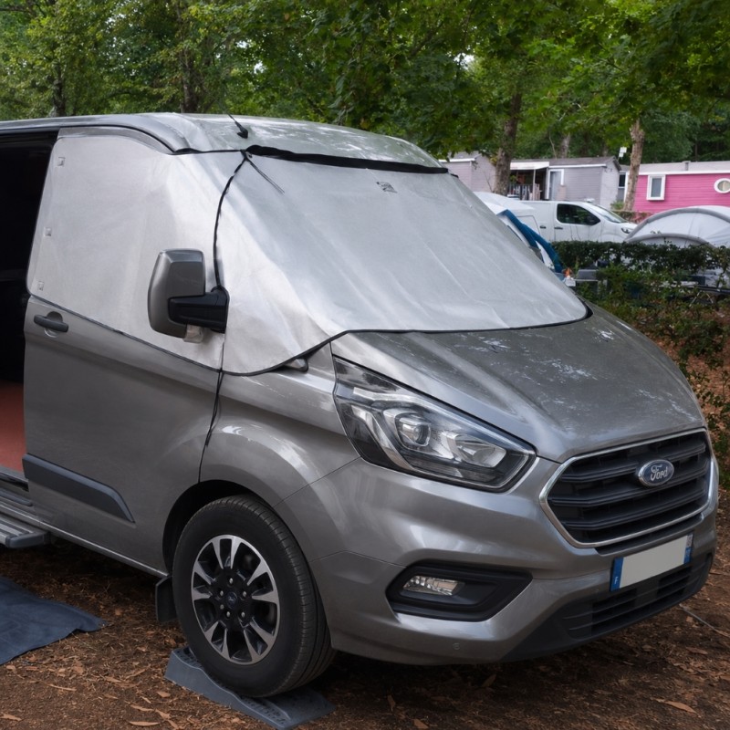 Volet extérieur pare brise isotherme rabattable - Ford Transit Custom & Tournéo Custom - de 2012 à 2023
