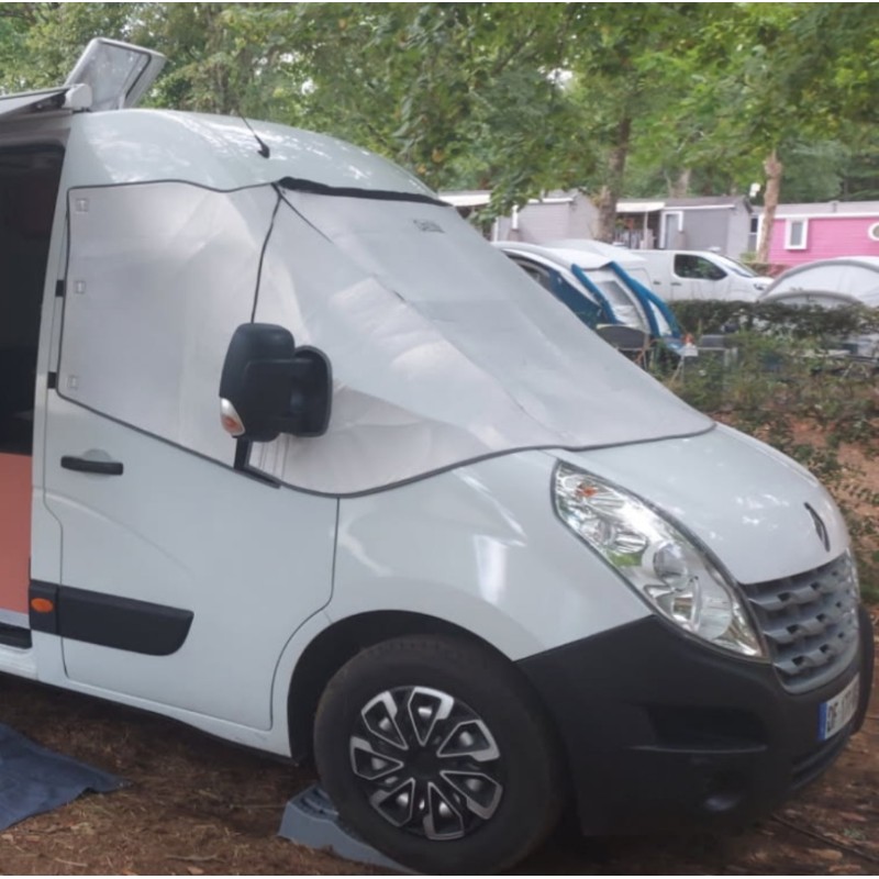 Volet extérieur pare brise isotherme rabattable - Renault Master III - à partir de 2010