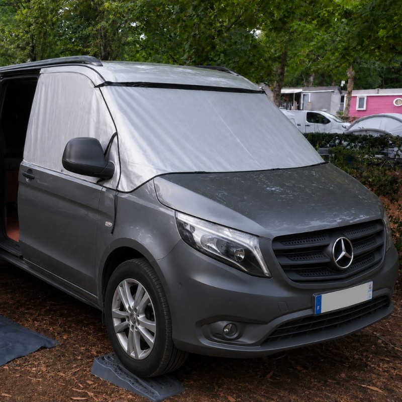 Volet extérieur pare brise isotherme rabattable - Mercedes Vito à partir de 2014