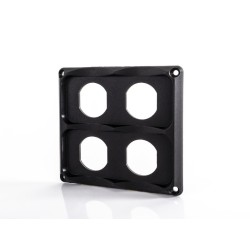 Cadre de montage pour 4 modules électrique à encastrer - Carbest