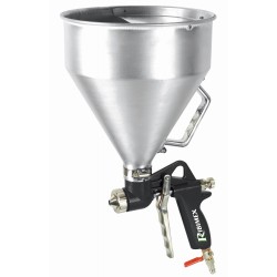 Pistolet à crepir avec godet aluminium 5 litres - SOLIEGE / RIBIMEX