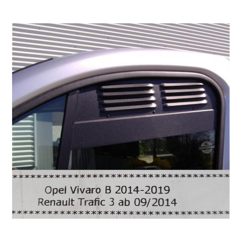 Trafic 3 Vivaro 2 grilles vitres