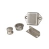 Serrure Push Lock Mini Gris clair avec butée de fermeture - REIMO