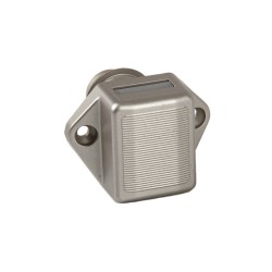 Serrure Push Lock Mini Gris clair avec butée de fermeture - REIMO