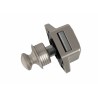 Serrure Push Lock Mini Gris clair avec butée de fermeture - REIMO