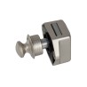 Serrure Push Lock Mini Gris clair avec butée de fermeture - REIMO