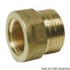 Manchon laiton mâle/femelle 3/8" (12/17) x 1/2" (15/21/)- Osculati