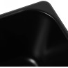 Evier inox noir carré 320 x 260 x 150 mm