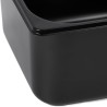 Evier inox noir carré 320 x 260 x 150 mm