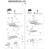 Kit adaptateur Fiamma, 3 pcs VW Crafter / MAN L3H3 sans Roof Rail