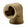Raccord coudé 90° - femelle/femelle 3/8'' (12/17) laiton - Osculati